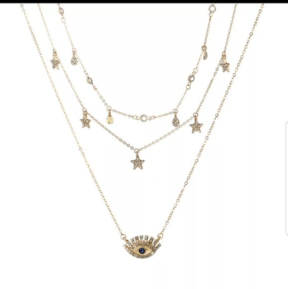 ♡Glory♡ Layered Necklace - Picture 4 of 6